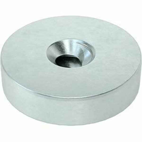 Bsc Preferred Zinc-Plated Steel Press-Fit Nut for Sheet Metal M2 x .4 Thread for 1.00mm Minimum Panel Thick, 25PK 95185A460